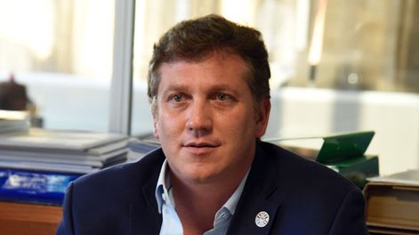 Alejandro Domínguez en su despacho de la Conmebol