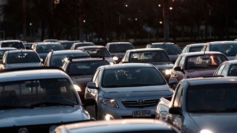 Se perdieron en un año 79 millones de horas por embotellamientos en Montevideo. Foto: Nicolás Garrido / Búsqueda