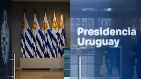 Entrada de la Torre Ejecutiva, el 17 de julio de 2025.