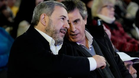 Mario Bergara y Álvaro García durante el lanzamiento de Convocatoria Seregnista Progresistas