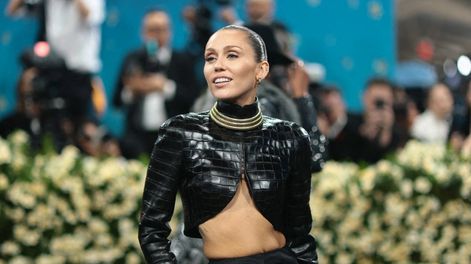 Miley Cyrus en la Met Gala, en mayo de 2025.
