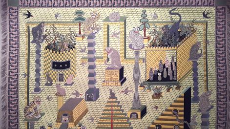 Búsqueda | Obra textil del artista holandés Koen Taselaar