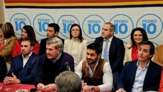 Pedro Bordaberry y Andrés Ojeda durante el lanzamiento de la Lista 10 del Partido Colorado en Montevideo Pedro Bordaberry y Andrés Ojeda durante el lanzamiento de la Lista 10 del Partido Colorado en Montevideo