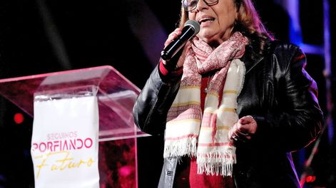 Diputada comunista Ana Olivera. Foto: Javier Calvelo / adhocFOTOS