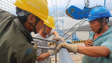 La construcción es uno de los sectores más relevantes de la economía china. Foto: AFP