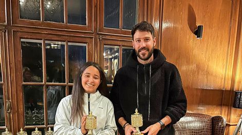Ahytana Martínez y Pablo Nahmías