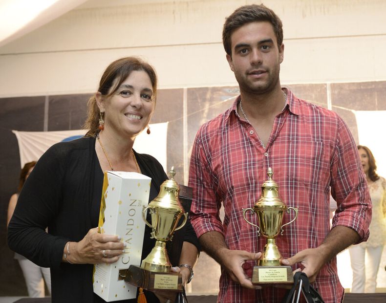 imagen de Valeria Quesada y Agustín Tarigo fueron los ganadores de la Copa  Master de Galería en el Cantegril Country Club de Punta del Este