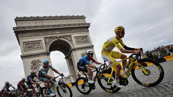 El esloveno Tadej Pogacar durante la vigésimo primera y última etapa del Tour de Francia 2025 El esloveno Tadej Pogacar durante la vigésimo primera y última etapa del Tour de Francia 2025