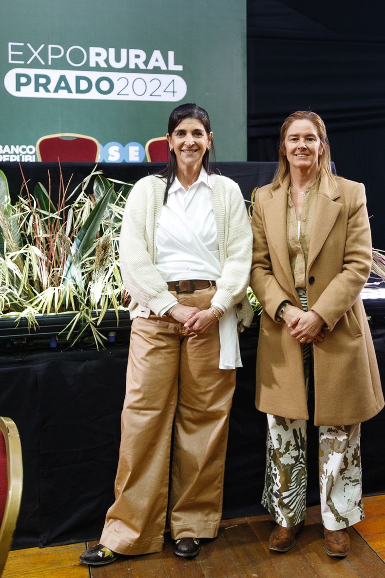 De Hereford Uruguay: presidenta de la Comisión de Eventos y Marketing María Giovanna Astore junto a la vicepresidenta Lucía Perdomo