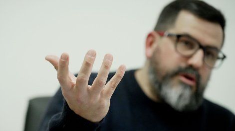 Emiliano Mandacen, secretario general de la Federación Nacional de Profesores de Secundaria (Fenapes)