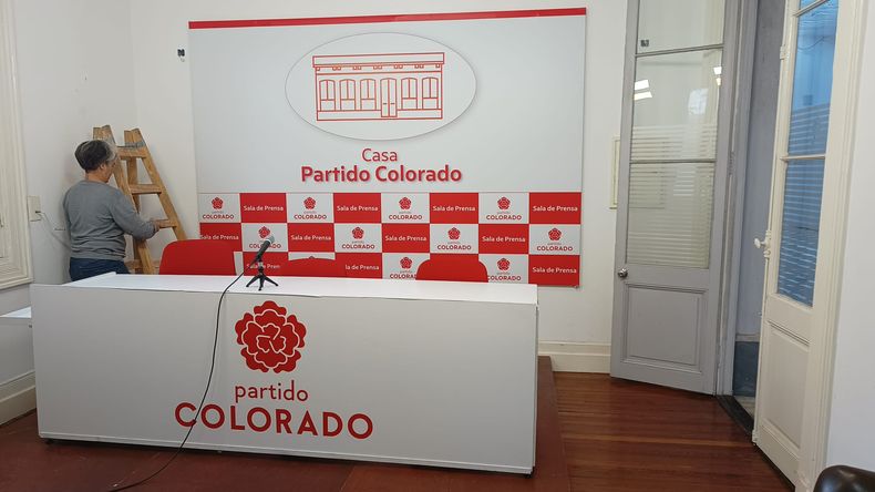 Sala de conferencias del Partido Colorado