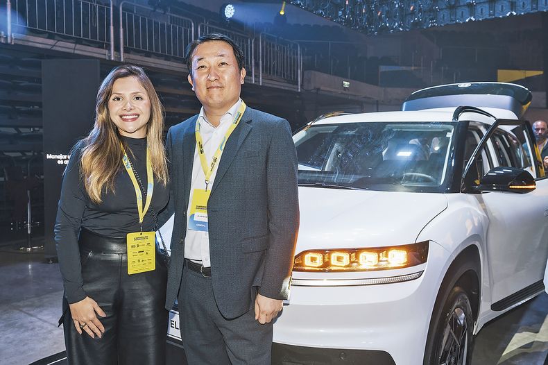 Lais Zanusso y Jin Kwon Kim.