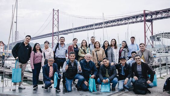 Silvana Romero, presidenta de la Ursea, de misión en Lisboa