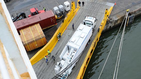 La llegada de los nuevos escáneres para la DNA, en junio del 2024. La llegada de los nuevos escáneres para la DNA, en junio del 2024.