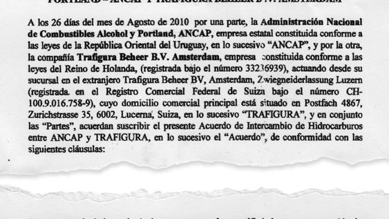imagen de El contrato de Ancap con Trafigura imagen de El contrato de Ancap con Trafigura