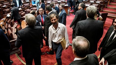 César Vega, el día que asumió como diputado en la Cámara de Representantes