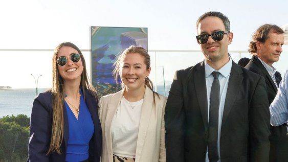 Equipo de RR.PP.: Alana Santos, Macarena González y Alex Delgado&nbsp;