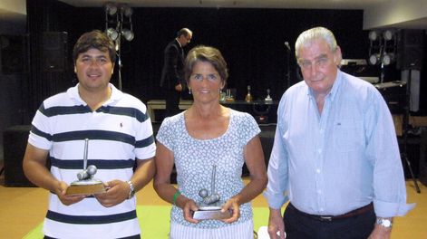 imagen de Ana Mattos y Washington Di Lorenzo conquistaron la Copa Horacio  Castells, disputada en la cancha de Altos del Arapey Golf Club