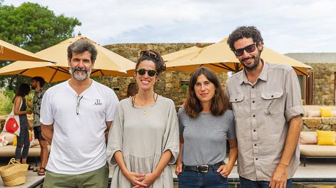 Búsqueda | Los responsables del José Ignacio International Film Festival Pablo Mazzola, Mariana Rubio, Fiona Pittaluga y Martín Cuinat