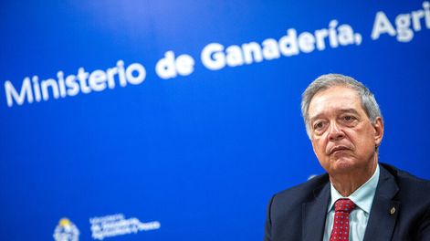 Fernando Mattos en el Ministerio de Ganaderia, Agricultura y Pesca. Foto: Mauricio Zina / adhocFOTOS