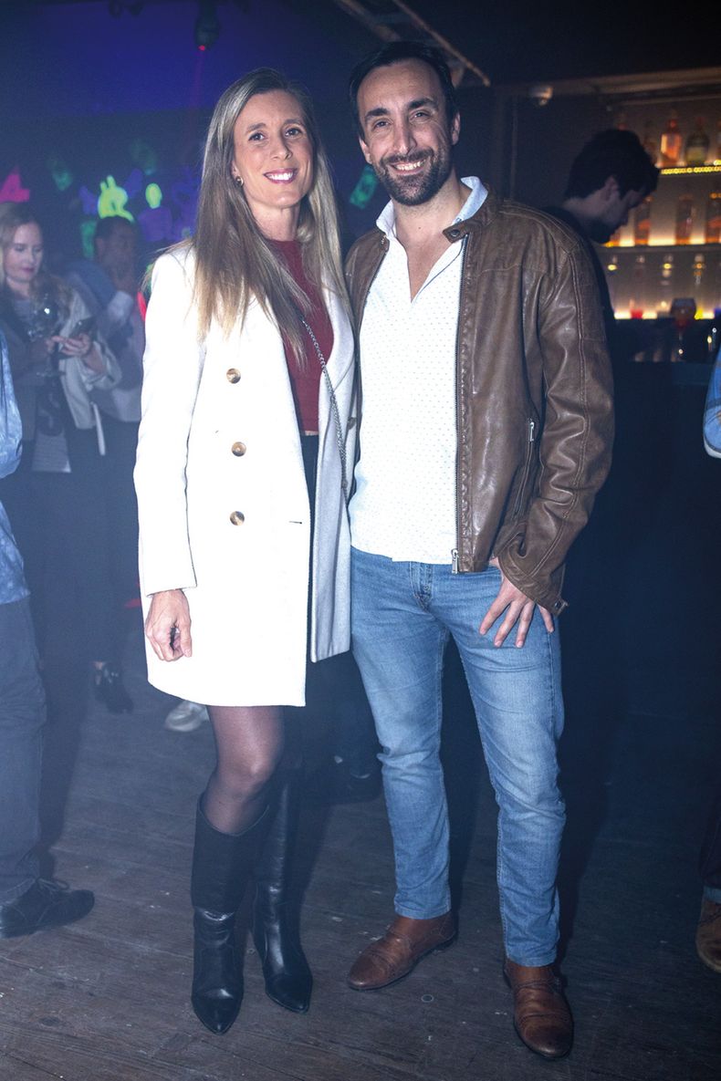 Mariana Kolosa con Santiago Fernández Sapelli