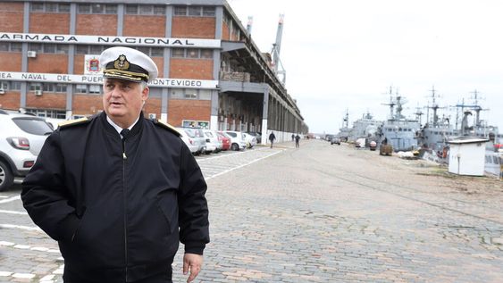 Almirante Jorge Wilson. Foto: Nicolás Der Agopián / Búsqueda Almirante Jorge Wilson. Foto: Nicolás Der Agopián / Búsqueda