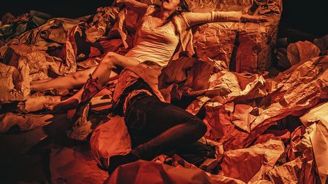 Búsqueda | Florencia Cúneo y Tomás Píriz. Foto: Carola Vázquez Gil