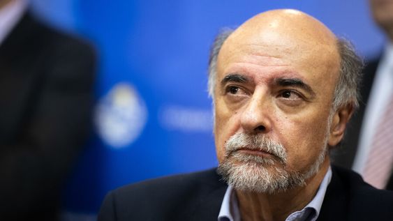 Pablo Mieres en la Torre Ejecutiva. Foto: Santiago Mazzarovich / adhocFOTOS Pablo Mieres en la Torre Ejecutiva. Foto: Santiago Mazzarovich / adhocFOTOS