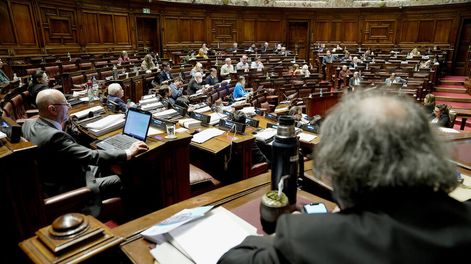 Búsqueda | Cámara de Diputados del Palacio Legislativo en Montevideo. Foto: Javier Calvelo / adhocFOTOS