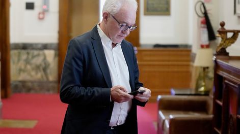 El canciller Mario Lubetkin.&nbsp;