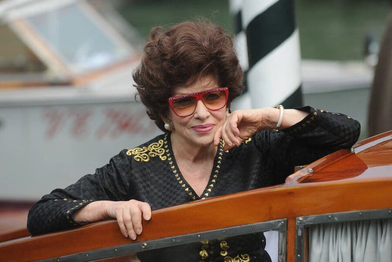 Gina Lollobrigida. Foto: AFP