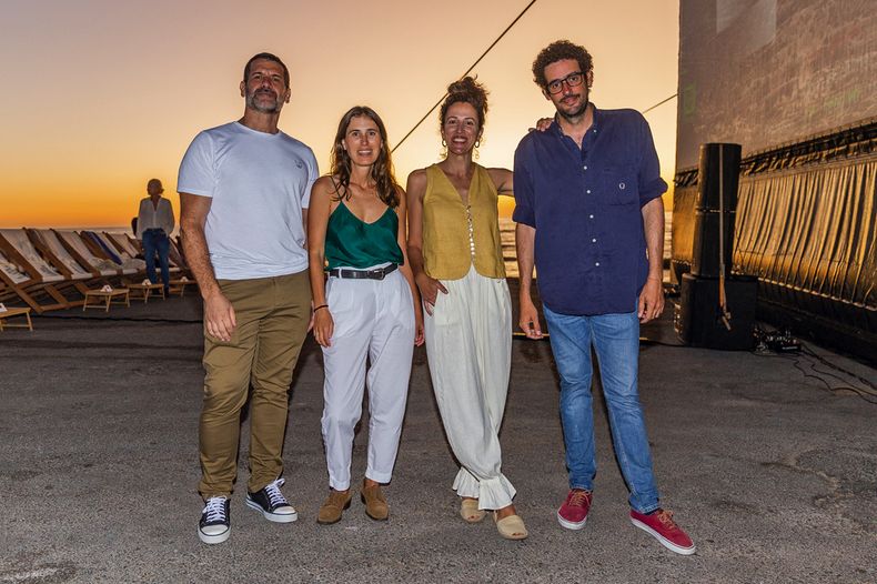 De JIFF: programador Pablo Mazzola, programadora Mariana Rubio Pittaluga, directora y programadora Fiona Pittaluga y productor Martín Cuinat