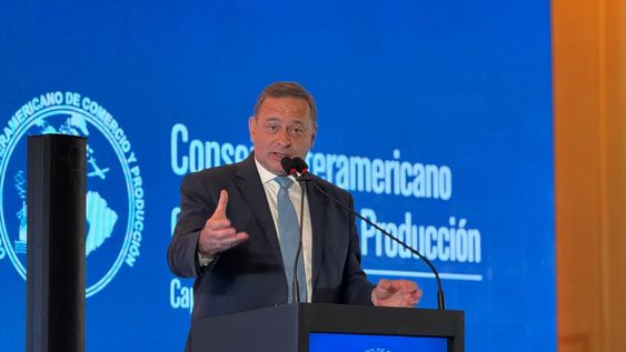 Álvaro Delgado, en un almuerzo en Buenos Aires organizado por el Consejo Interamericano de Comercio y Producción Álvaro Delgado, en un almuerzo en Buenos Aires organizado por el Consejo Interamericano de Comercio y Producción