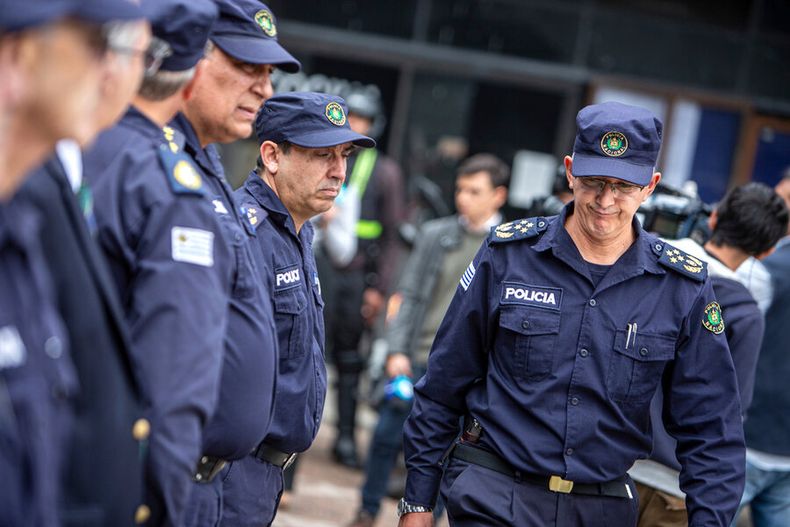 El director de la Policía ha viajado frecuentemente al exterior para interiorizarse sobre el crimen organizado. Foto: Mauricio Zina / adhocFOTOS