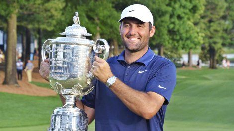 Scottie Scheffler en el PGA Championship