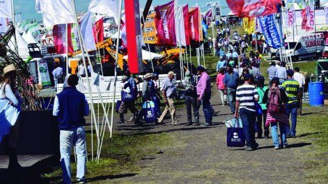 El predio de la ARS donde se desarrolla la Expoactiva Nacional está ubicado en el kilómetro 253 de la ruta 2, entre Palmitas y Mercedes.