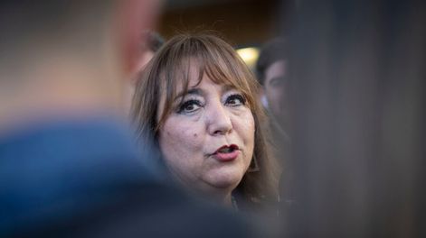 Irene Moreira en Torre Ejecutiva. Foto: Pablo Vignali / adhocFOTOS