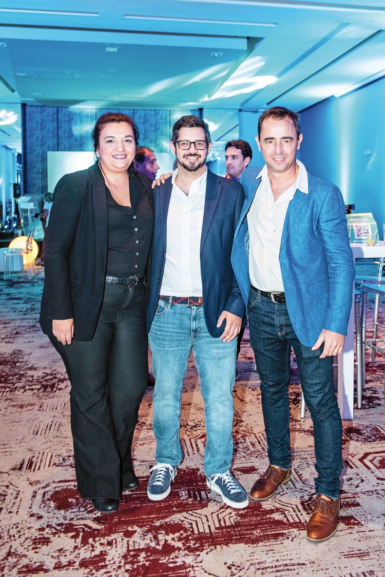 Celeste García, Diego Castia y Gonzalo Alonso