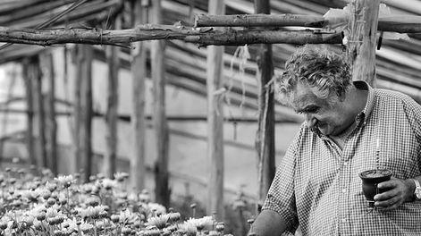 José Mujica en su chacra