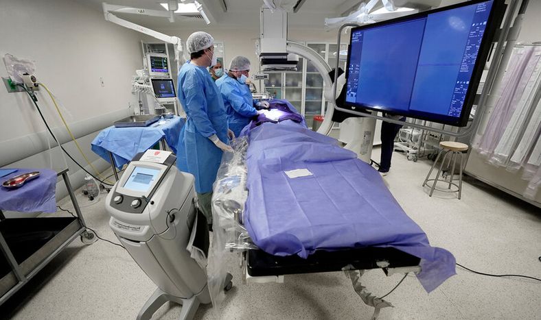 Quirófano en una mutualista de Uruguay.