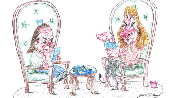 Caricatura: Junior. Caricatura: Junior.
