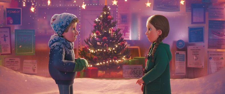Richard Curtis, el guionista y director británico de películas como Cuatro bodas y un funeral, Notting Hill y Love Actually, adaptó al cine una trilogía de libros de su autoría y los reunió en una misma película: Aquella Navidad