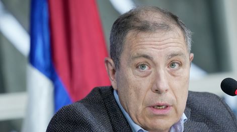 Gabriel Oddone, al ser presentado por Yamandú Orsi como su eventual ministro de Economía