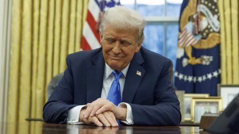 Donald Trump en el Despacho Oval de la Casa Blanca.