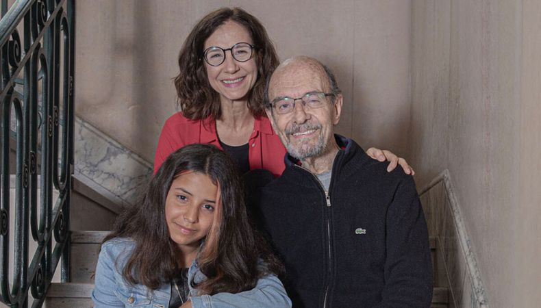 Hace cuatro años Ximena llegó al hogar de Paola Venditto y Jorge Bolani. Foto: Sofía Torres