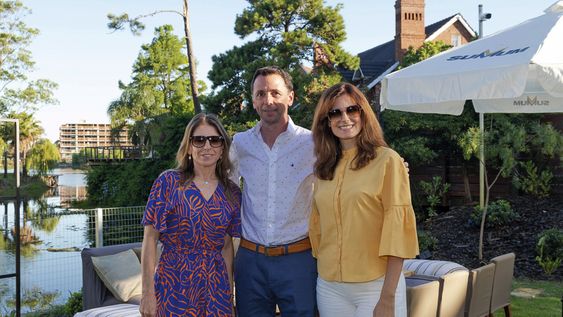 Virginia Geninazzi, Miguel Condon y Florencia Malo