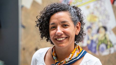 Patricia González, presidenta de la Comisión de Género del Frente Amplio. Foto: Mauricio Zina, adhocFOTOS