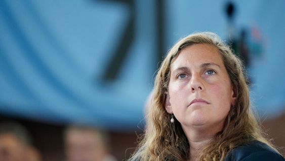 Valentina Arlegui en un acto del Partido Nacional. Foto: Nicolás Celaya / adhocFOTOS Valentina Arlegui en un acto del Partido Nacional. Foto: Nicolás Celaya / adhocFOTOS