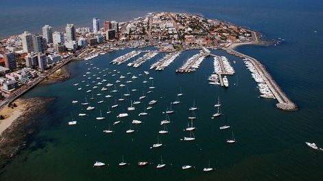 El puerto deportivo de Punta del Este