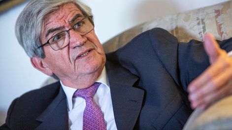 El embajador argentino, Alberto Iribarne. Fotos: Mauricio Zina / adhocFOTOS